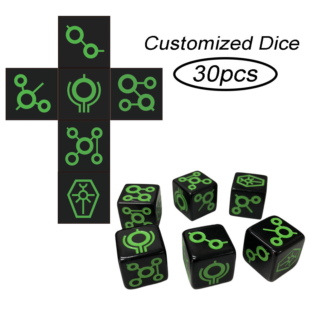 Board Game Logo - T & G 16Mm Aangepaste D6
