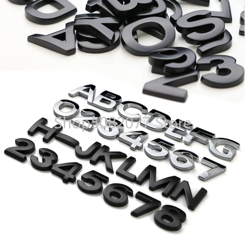 Board Game Logo - DIY Letters Cijfers Alfabet Metalen Embleem