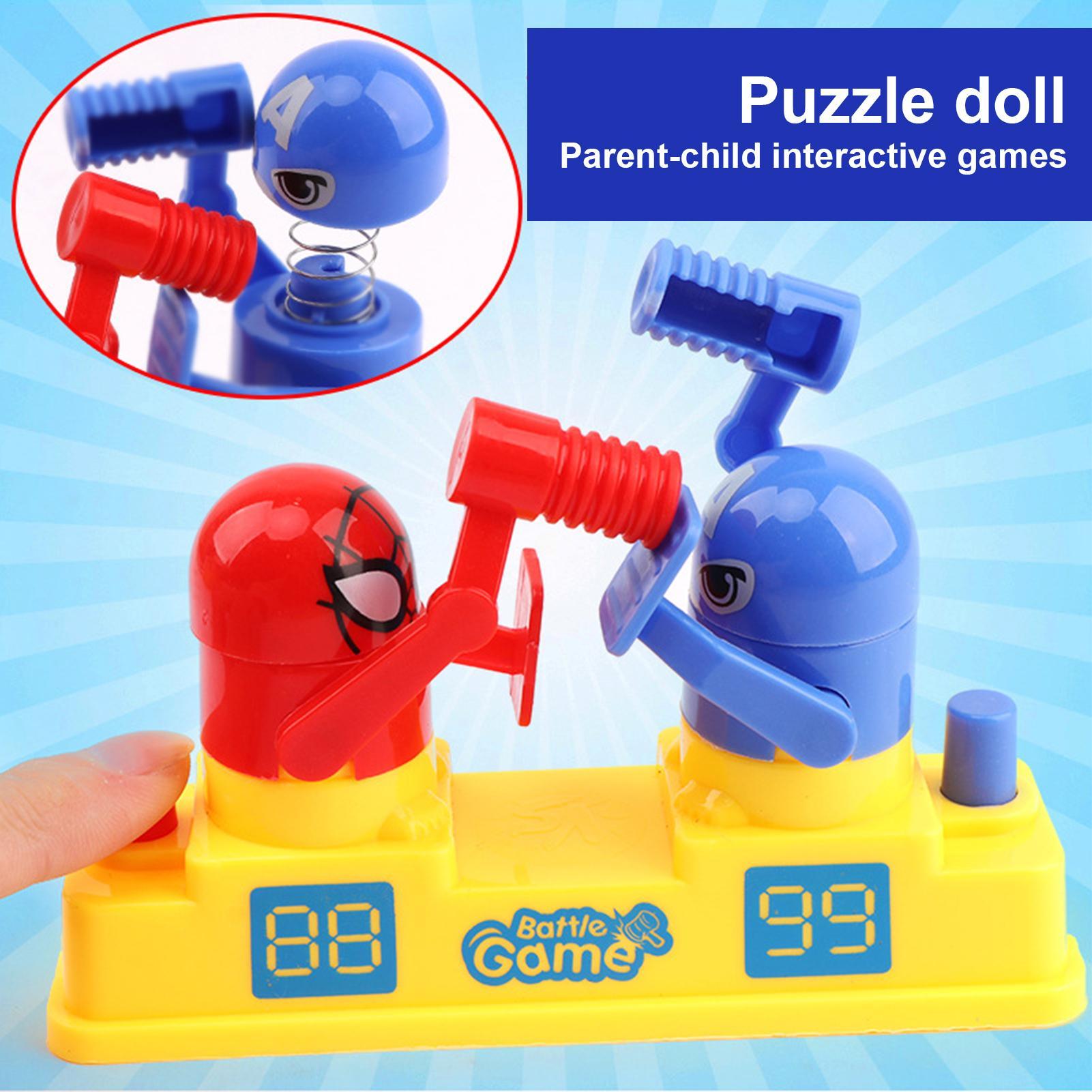 Board Game Land - Tafelboksspel Mini Robot Vechtspelletjes Gevecht Robot