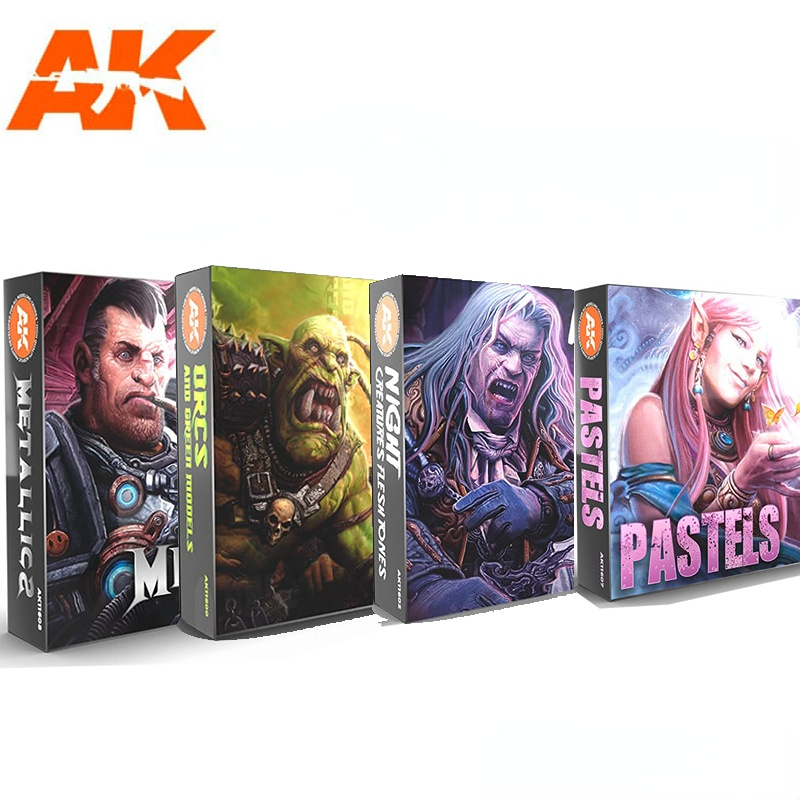 Miniature Painting Set - AK Interactieve 3e generatie acrylkleuren verfset