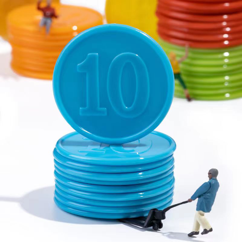 40PCS Poker Chips Met Nummers  - Board Game Zenith recensie en prijs