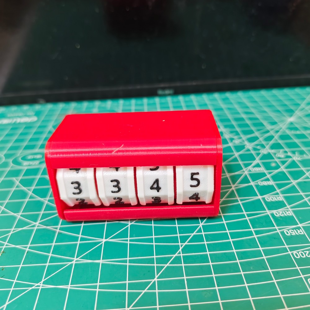 4-cijferige scoreteller bordsp - Board Game List recensie en prijs
