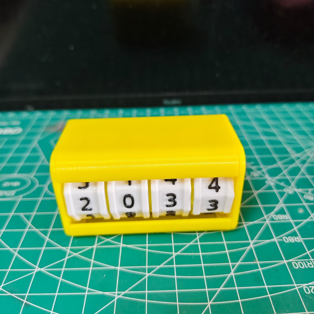4-cijferige scoreteller bordsp - Board Game List recensie en prijs