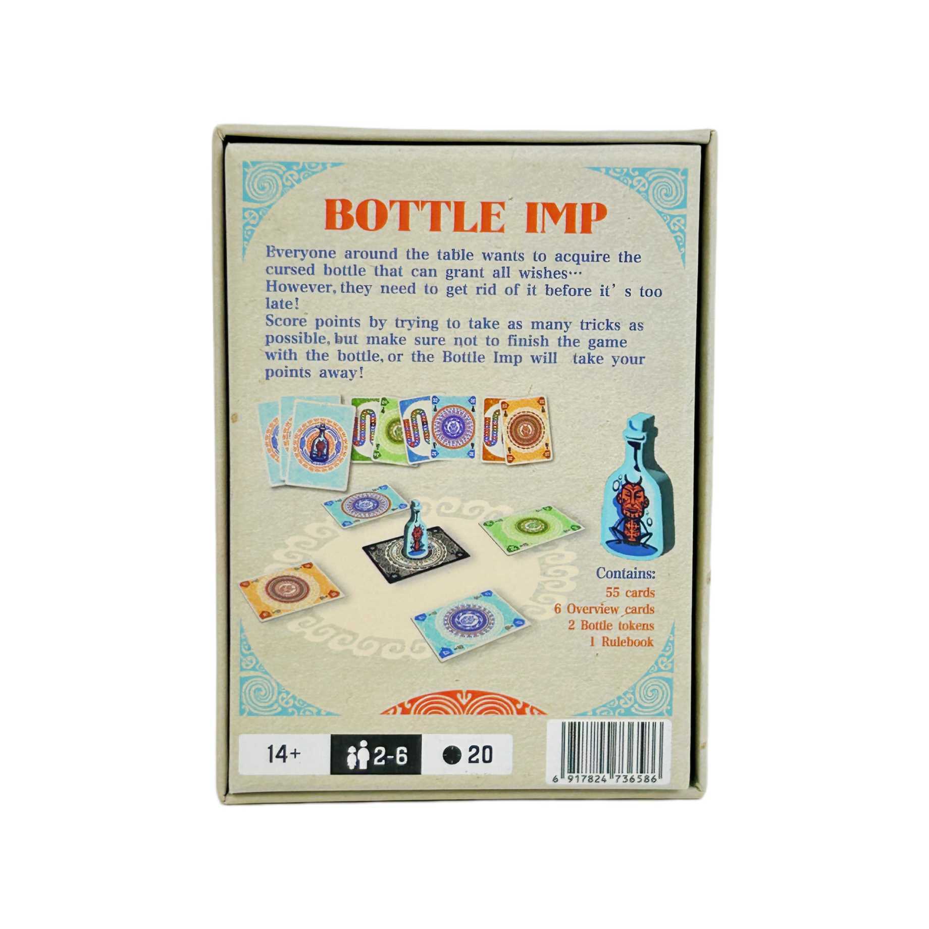 Bottle IMP-bordspel, familie e - Board Game List recensie en prijs