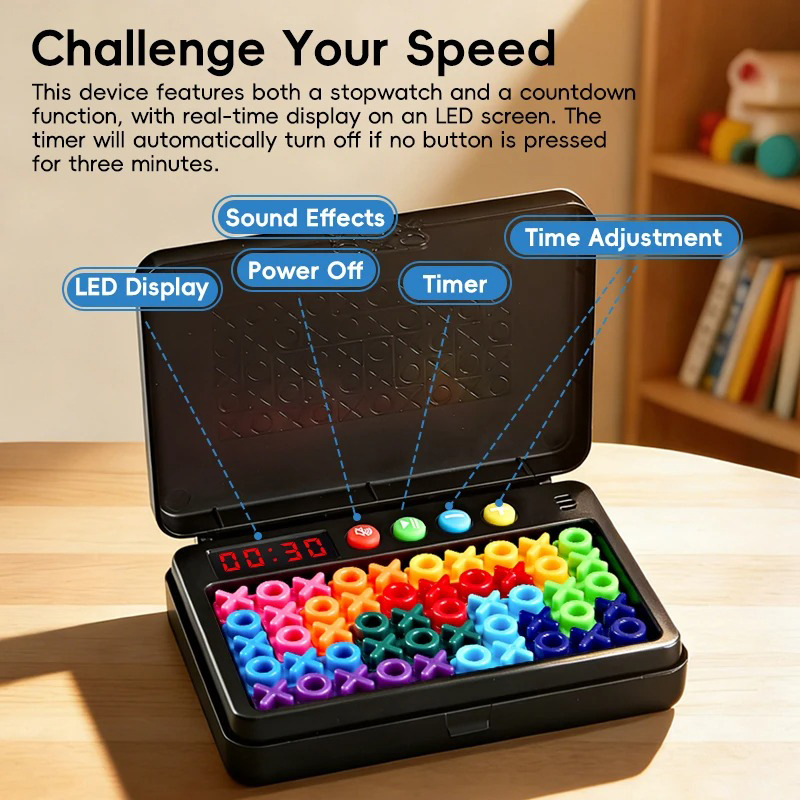 KNYYSECQ Smart XO-puzzel Kinde - Board Game For 6 Years Old recensie en prijs