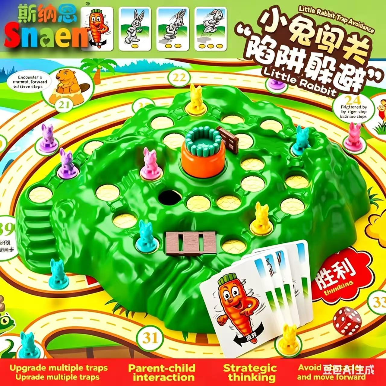 Hot Sale Fun Toy Rabbit Trap V - Board Game Land recensie en prijs