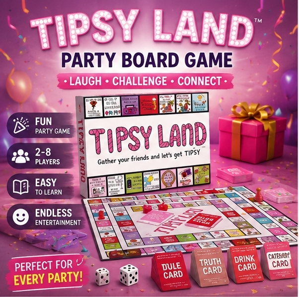 Feestcadeau van Tipsy Land: Pa - Board Game Land recensie en prijs