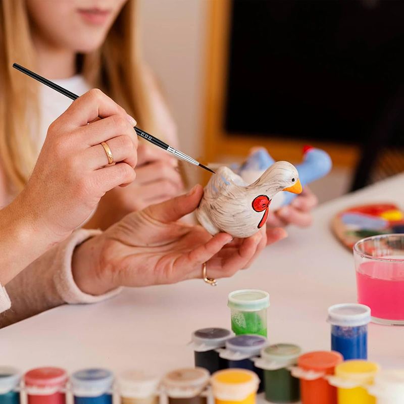 30 stuks kleine detailverfbors - Miniature Painting Set recensie en prijs