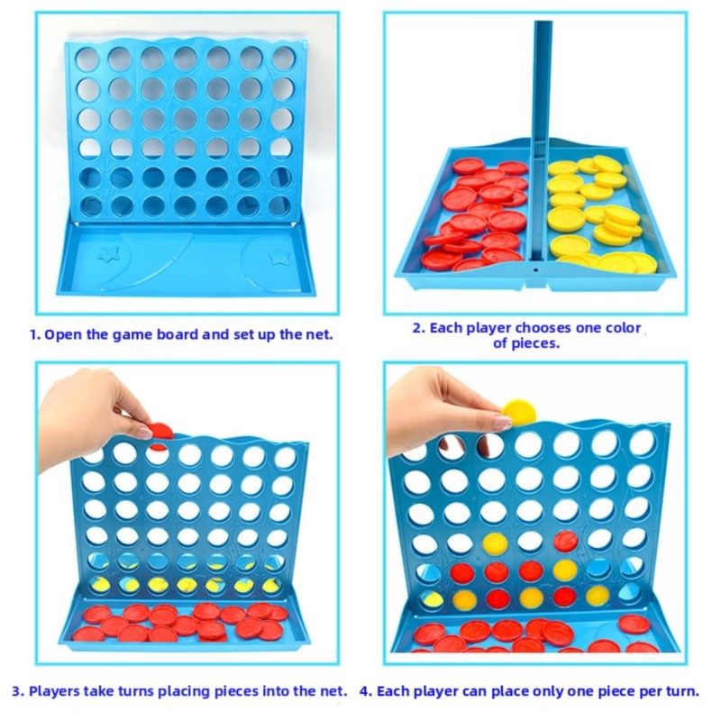 3D Vier-op-een-rij bordspel vo - Board Game For 6 Years Old recensie en prijs