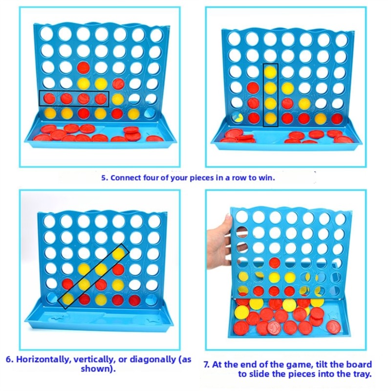 3D Vier-op-een-rij bordspel vo - Board Game For 6 Years Old recensie en prijs