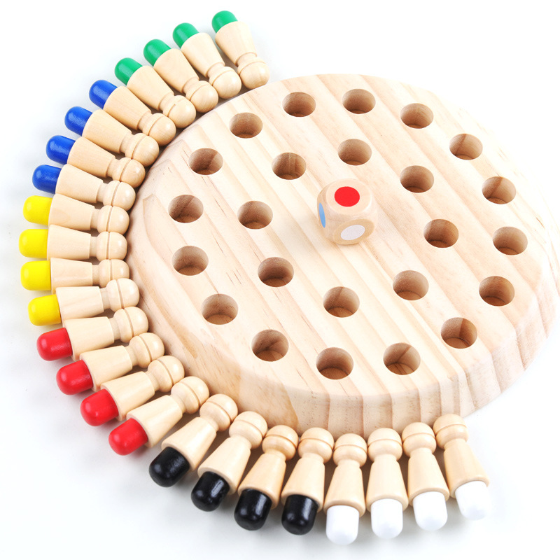 Houten Memory Match Stick Scha - Board Game Land recensie en prijs