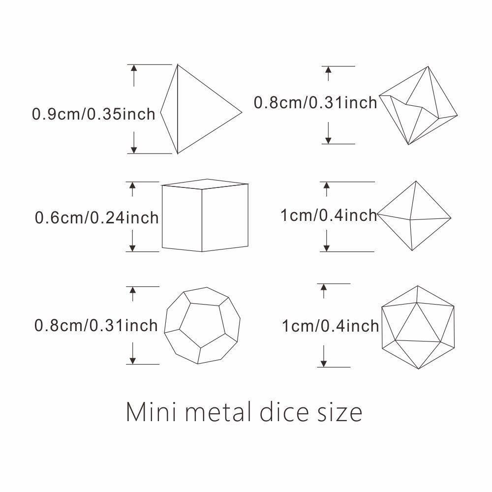 7pcs Set Metalen Mini Archaize - Board Game Land recensie en prijs