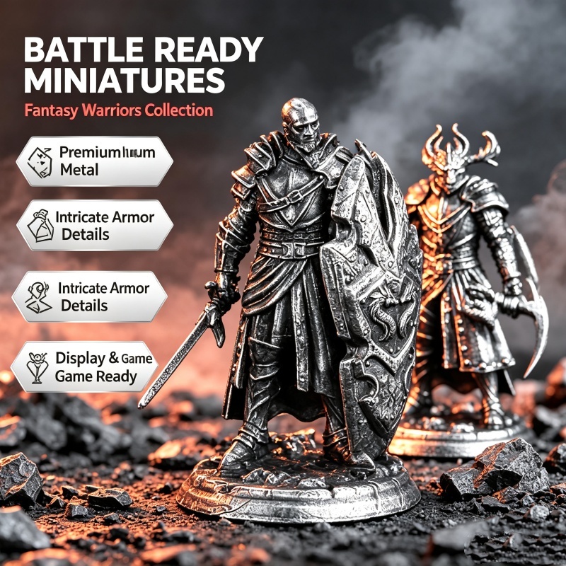 Massief wit koperen metalen mi - Miniature Painting Set recensie en prijs