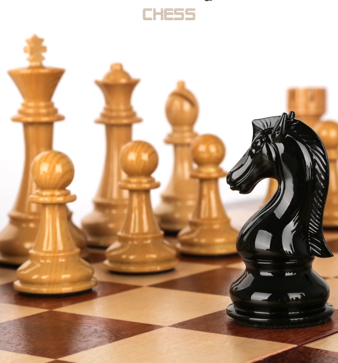3-in-1 houten schaakspel, opvo - Board Game Logo recensie en prijs