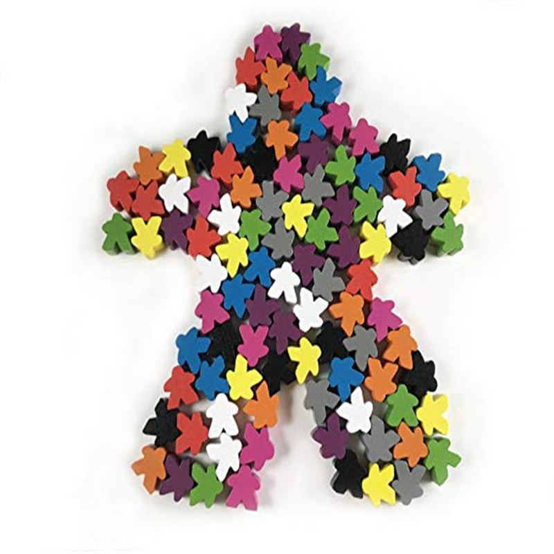 14Pcs Houten Humanoid Meeples  - Board Game Zenith recensie en prijs