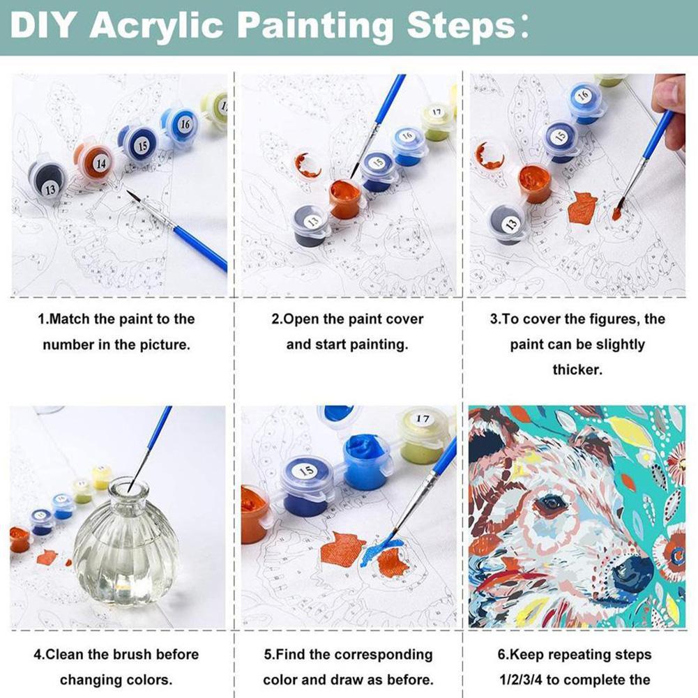 DIY Schilderen op Nummer Set v - Miniature Painting Set recensie en prijs